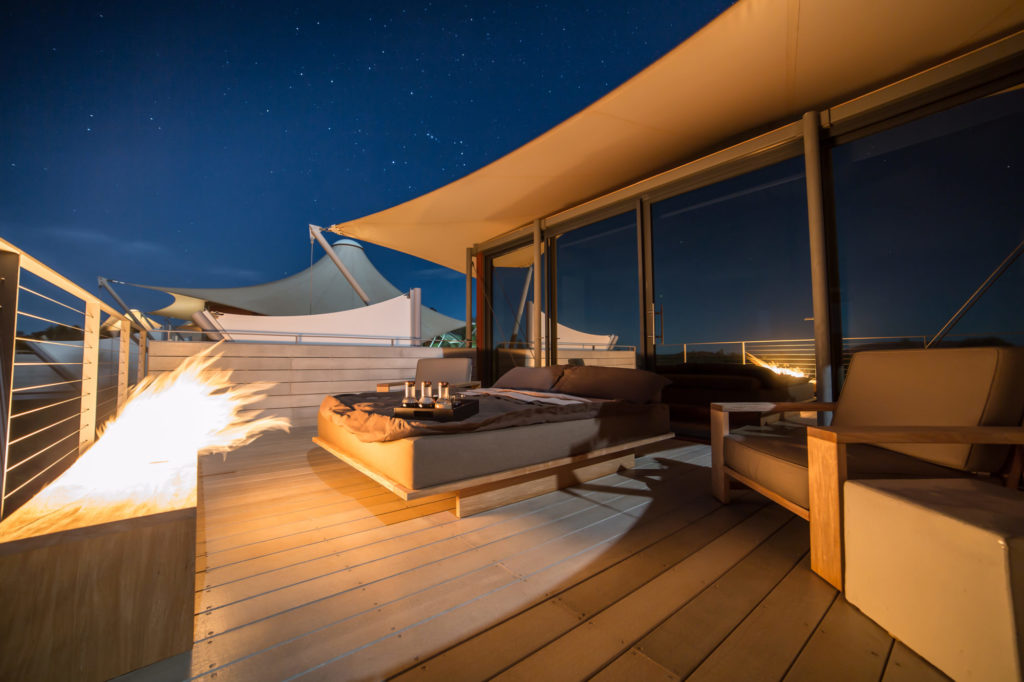 Longitude 131 Deck Sleeping