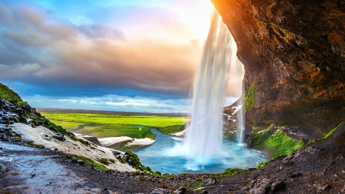 Iceland Waterfall