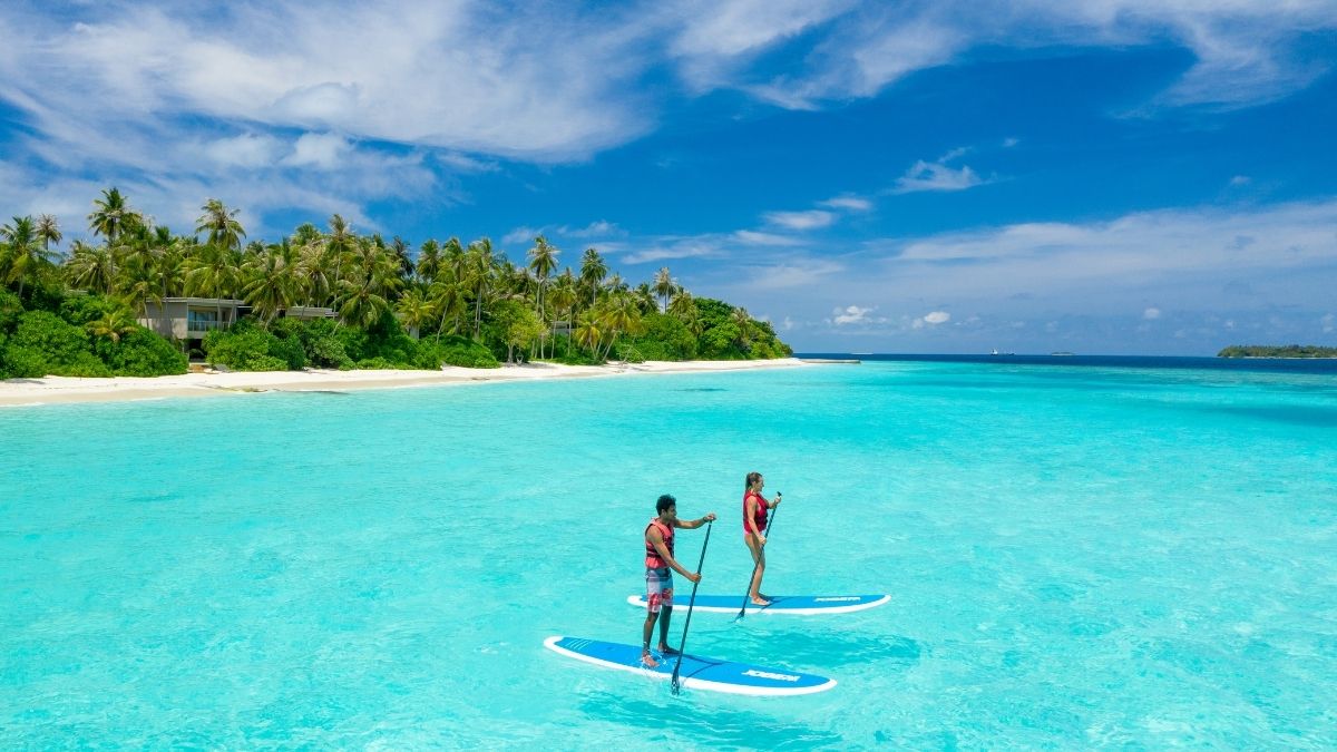 Amilla Fushi Maldives Resort and Residences Paddleboarding Canva