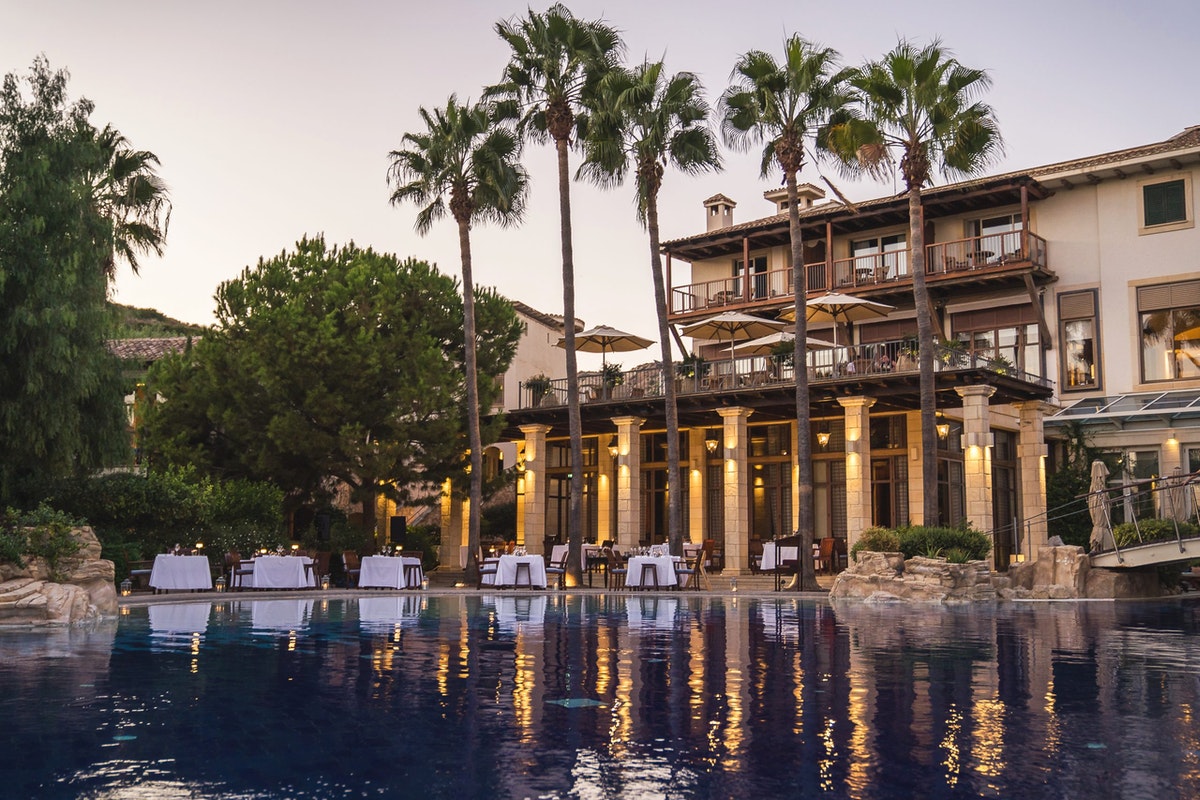 Columbia Beach Resort Cyprus Restaurant by the pool