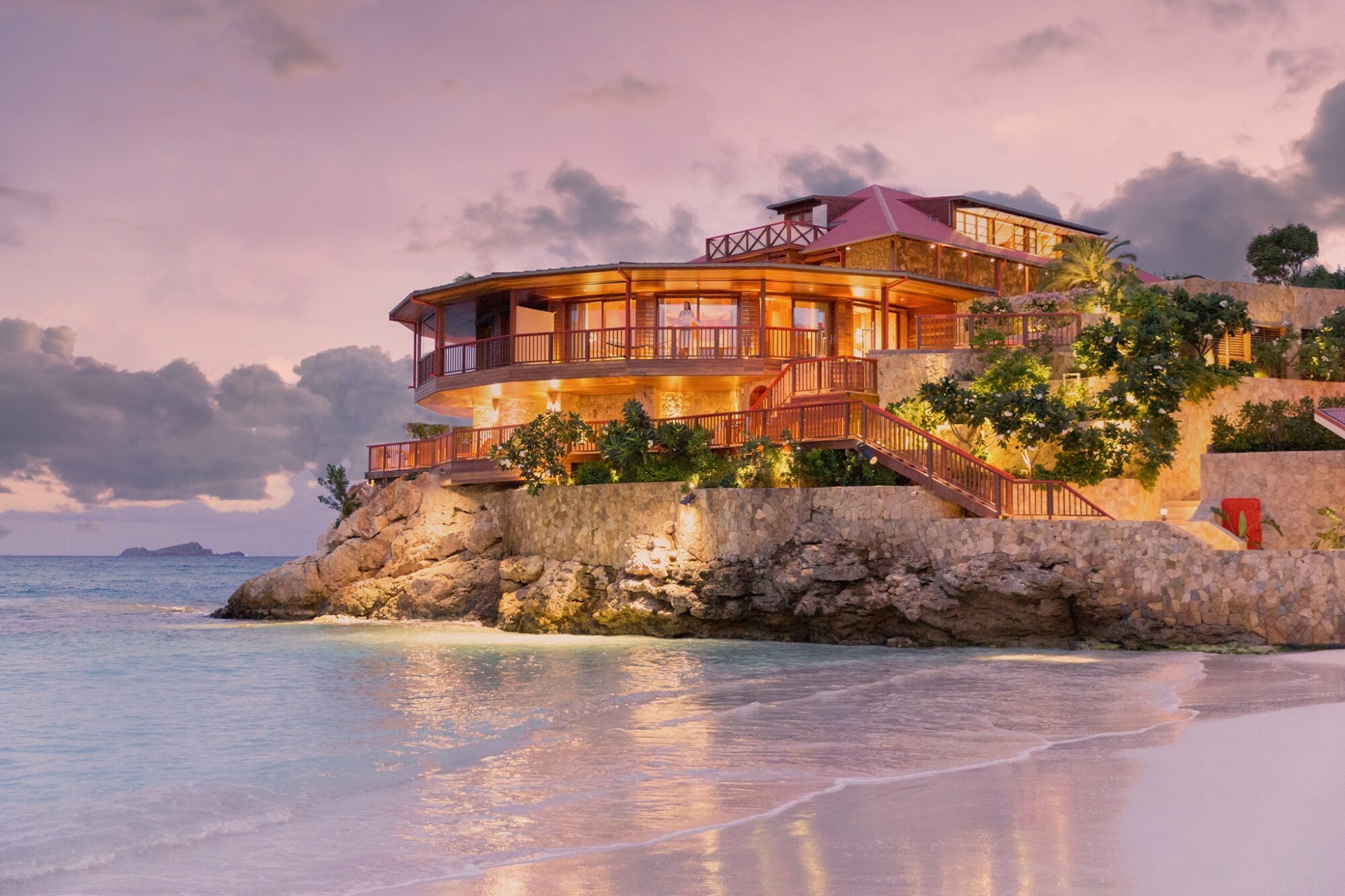 Eden Rock St Barts Sunset