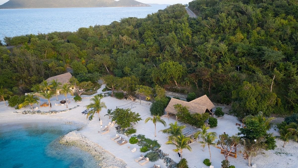 AERIAL BVI caribbean luxury