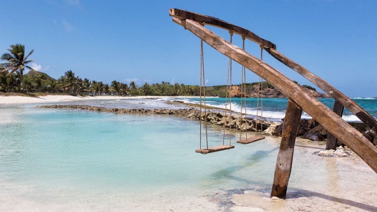 Palm Island St Vincent Grenadines Beach