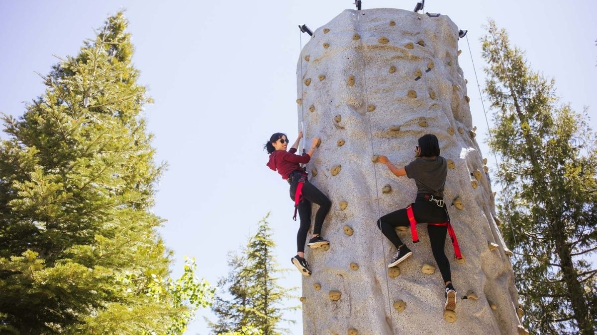 Tenaya Lodge Climbing Wall 