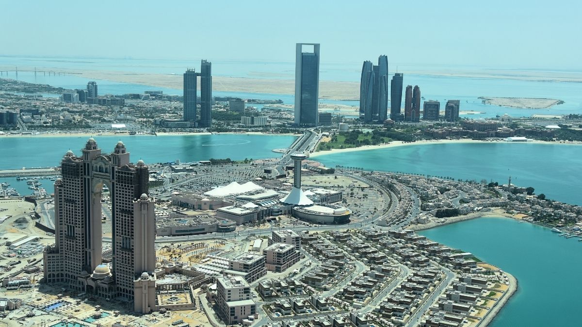 Abu Dhabi UAE Ariel