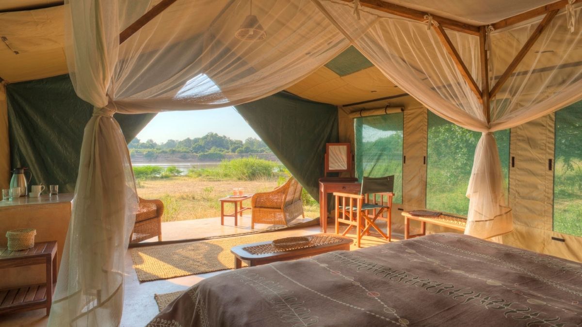 Flatdogs Camp Tent Zambia Africa Safari Adventure