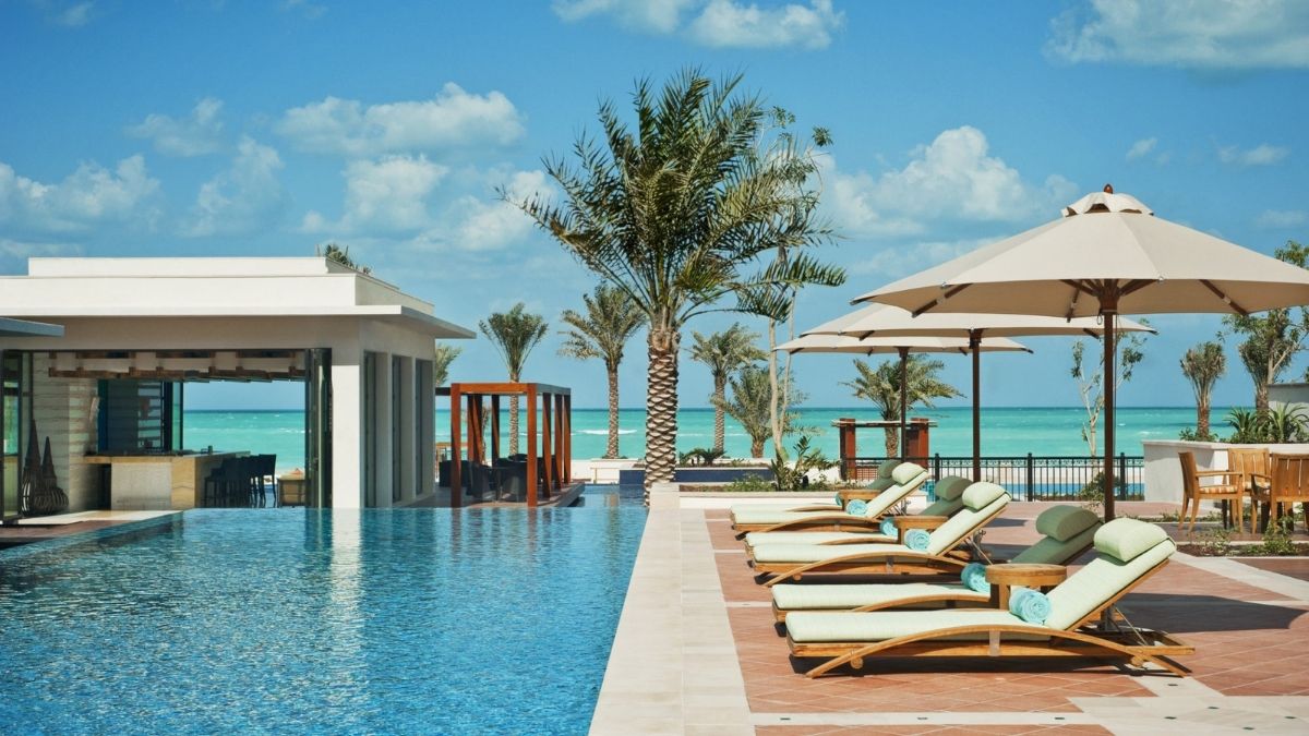 St Regis Saadiyat Island Abu Dhabi late winter sun